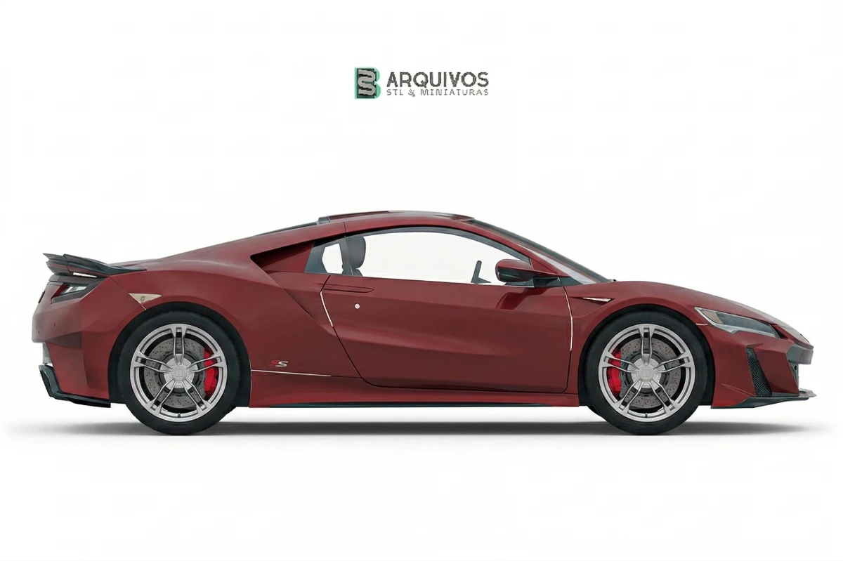 Modelo 3D STL - Honda nsx type s 2022 — foto 3